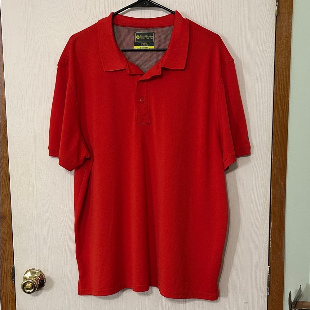G.H.BASS Red Polo Shirt